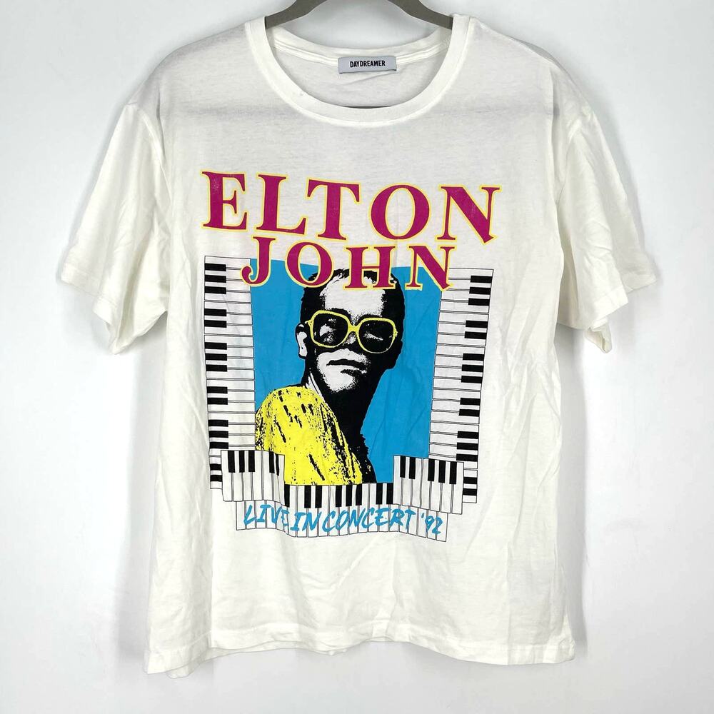 Daydreamer Elton John‎ Live In Concert '92 Boyfriend Tee Medium